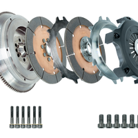 DKM Clutch 11-13 BMW 135i 215mm Ceramic Twin Disc MRX Kit w/Flywheel (850 ft/lbs Torque) - Drivetrain