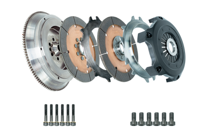 DKM Clutch 11-13 BMW 135i 215mm Ceramic Twin Disc MRX Kit w/Flywheel (850 ft/lbs Torque) - Drivetrain