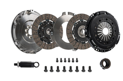 DKM Clutch BMW E34/E36/E39/E46/Z3 (6 Cyl) MS Twin Disc w/Steel Flywheel (660 ft/lbs Torque) - Drivetrain