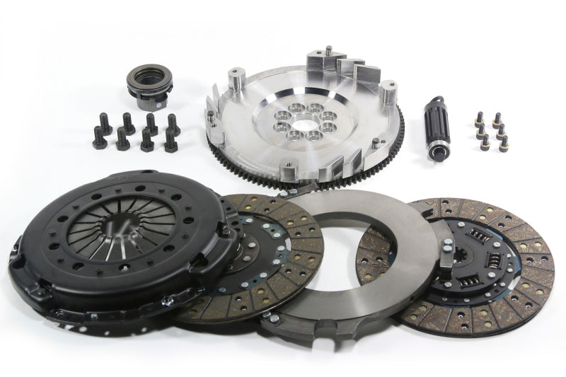 DKM Clutch BMW E34/E36/E39/E46/Z3 (6 Cyl) MS Twin Disc w/Steel Flywheel (660 ft/lbs Torque) - Drivetrain