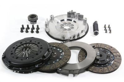DKM Clutch BMW E34/E36/E39/E46/Z3 (6 Cyl) MS Twin Disc w/Steel Flywheel (660 ft/lbs Torque) - Drivetrain
