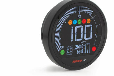 Koso Dl-04b Speedo Bracket/wire Kit Black Yam - Street Collection