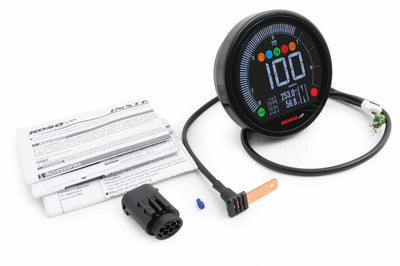 Koso Dl-04b Speedo Bracket/wire Kit Black Yam - Street Collection