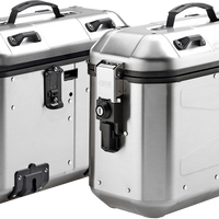 Givi Dolomiti Monokey Side Case 36l Silver Pair