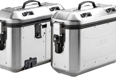Givi Dolomiti Monokey Side Case 36l Silver Pair