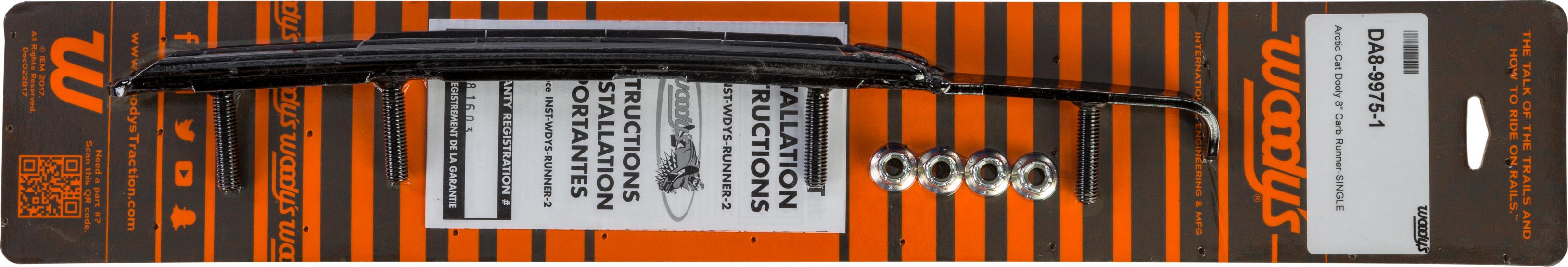 Woodys Dooly 8’’ Carbide Runner - Snowmobile Collection