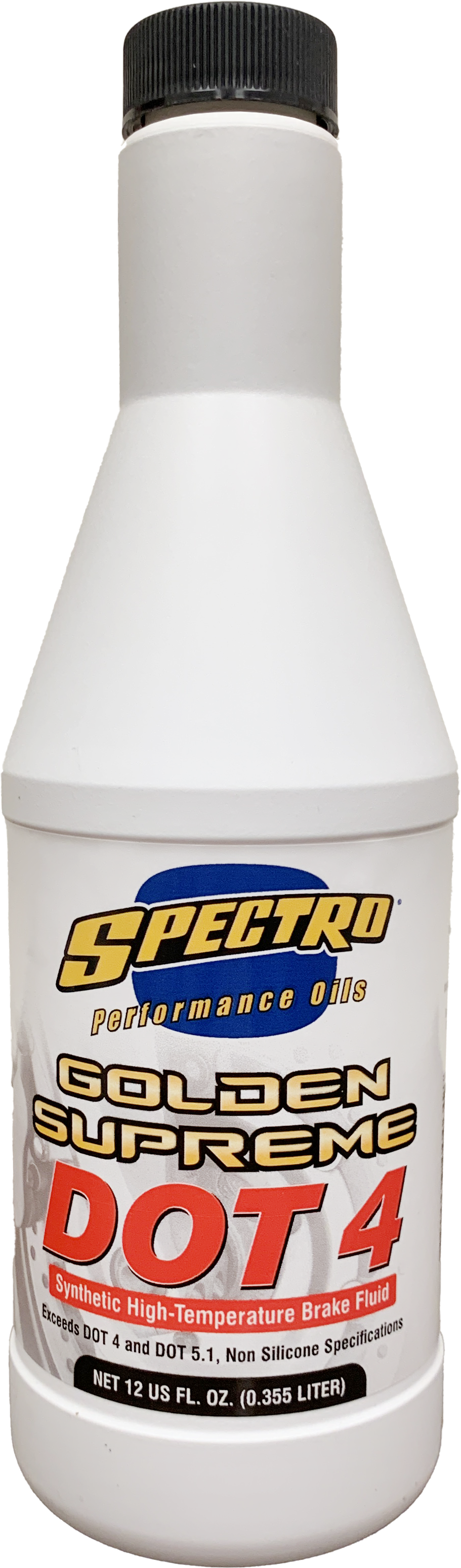Spectro Dot 4 Golden Brake Fluid 12 Oz - Harddrive Products
