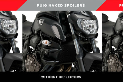 Puig Downforce Side Spoilers Black Yam - Street Collection