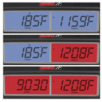 Koso Dual Egt Gauge Rpm Water Temp Standard - Street Collection