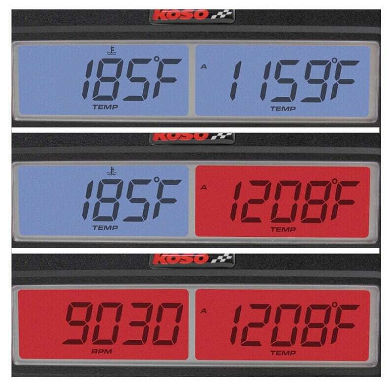 Temp Rigid Rpm Yellow Koso - Dual Egt Gauge Rpm Water Temp Standard – Topline Performance ...
