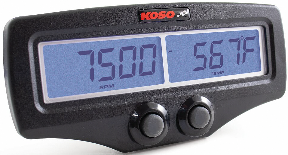 Koso Dual Egt Gauge Rpm Water Temp Standard - Street Collection