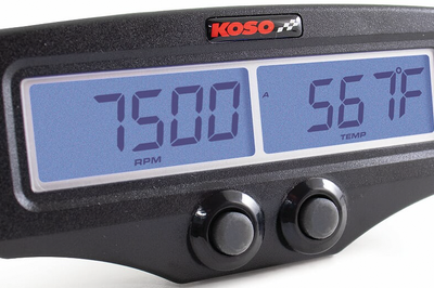 Koso Dual Egt Gauge Rpm Water Temp Standard - Street Collection