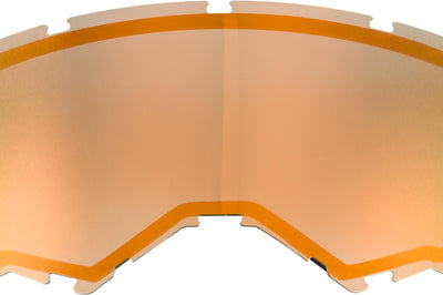 Fly Racing Dual Lens W/o Vents Adult Orange Mirror/smoke - Apparel Collection