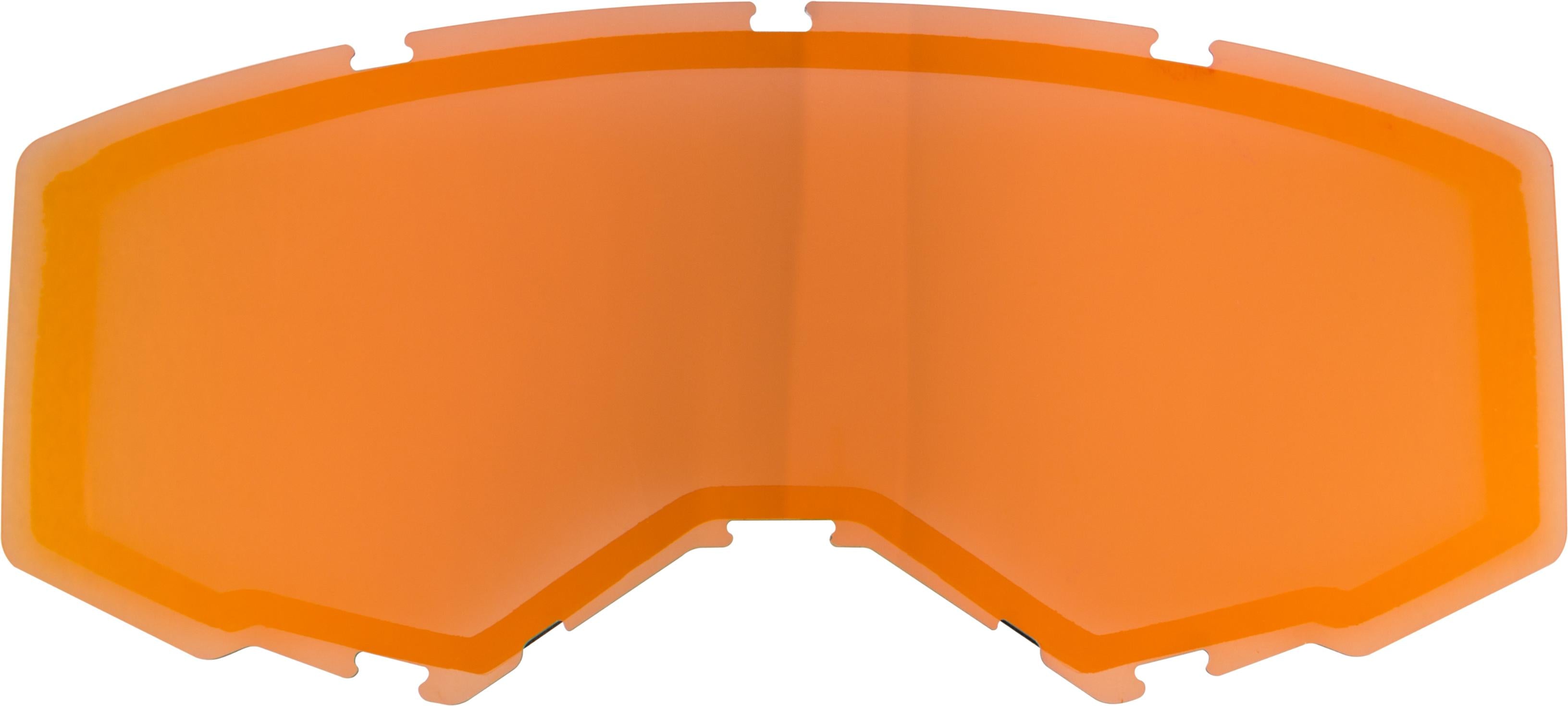 Fly Racing Dual Lens W/o Vents Adult Polarized Orange Mirror/smoke - Apparel Collection