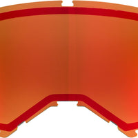 Fly Racing Dual Lens W/o Vents Adult Red Mirror/brown - Apparel Collection
