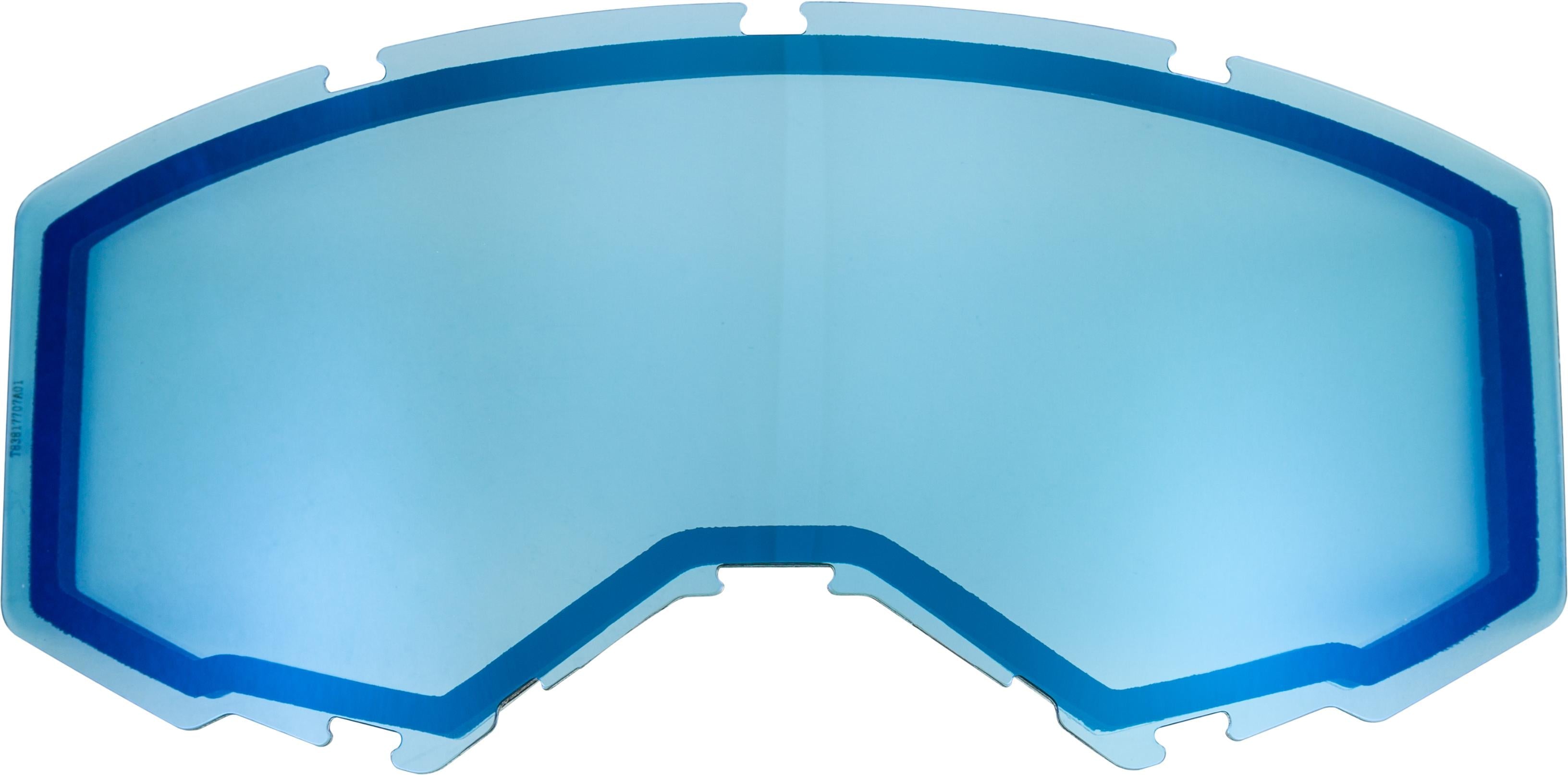 Fly Racing Dual Lens W/o Vents Adult Sky Blue Mirror/blue - Apparel Collection
