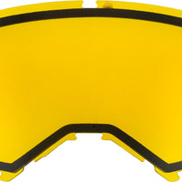Fly Racing Dual Lens W/o Vents Adult Yellow - Apparel Collection