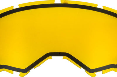 Fly Racing Dual Lens W/o Vents Adult Yellow - Apparel Collection