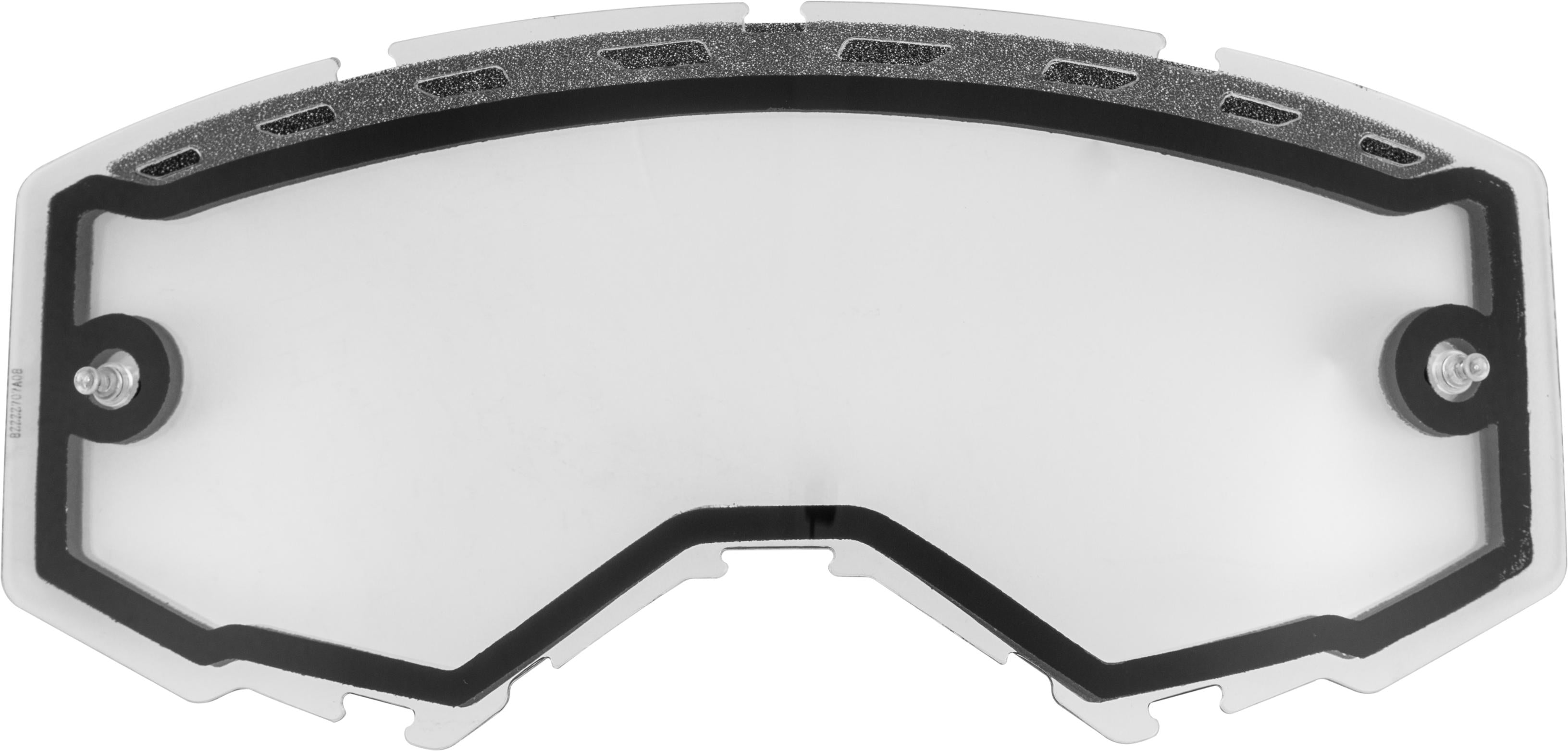 Fly Racing Dual Lens W/vents And Post Clear - Apparel Collection