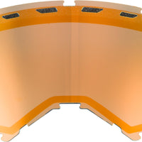Fly Racing Dual Lens With Vents Adult Orange Mirror/smoke - Apparel Collection