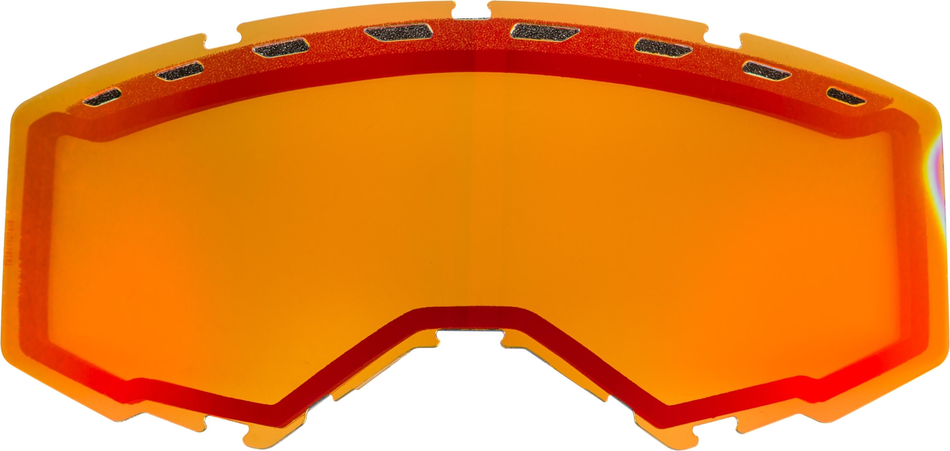 Fly Racing Dual Lens With Vents Adult Red Mirror/persimmon - Apparel Collection