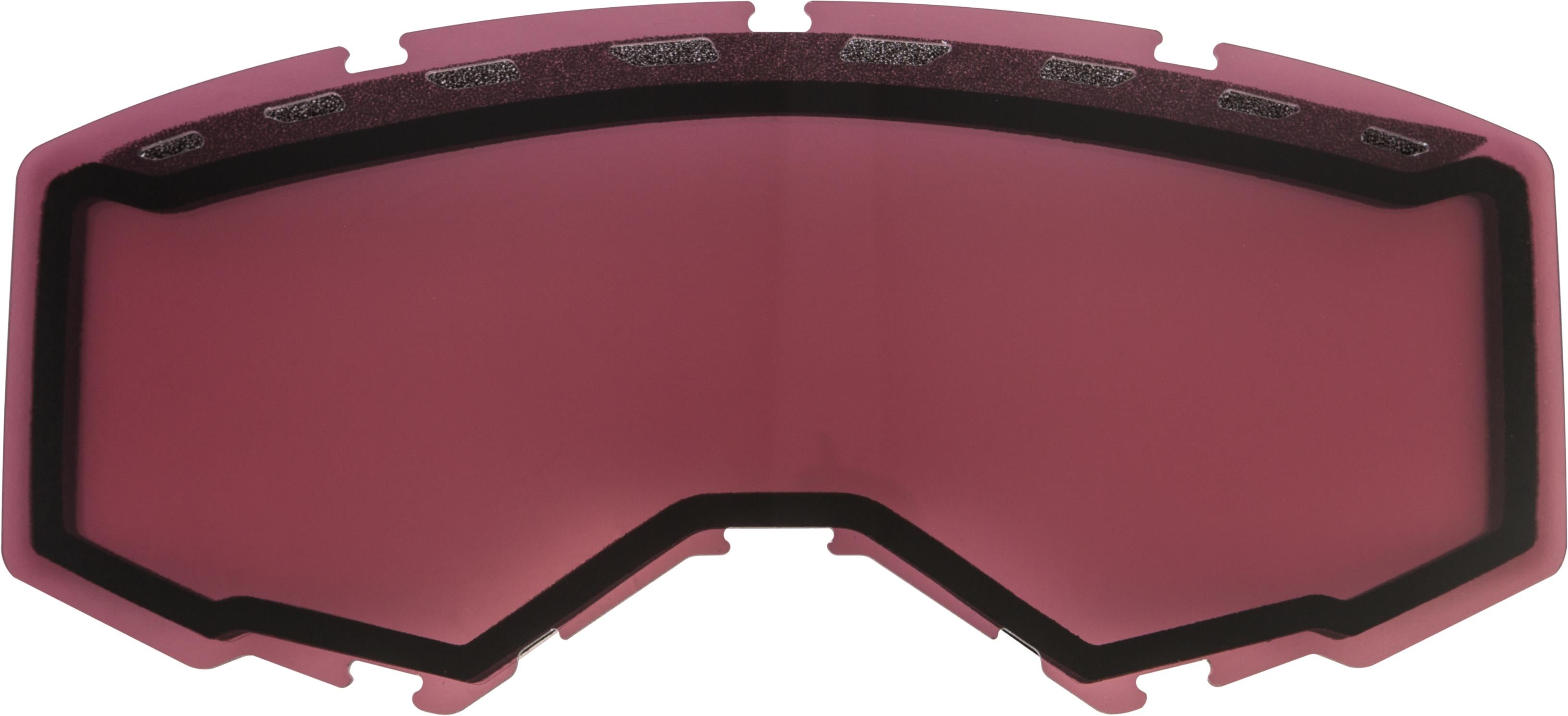 Fly Racing Dual Lens With Vents Adult Silver Mirror/rose - Apparel Collection