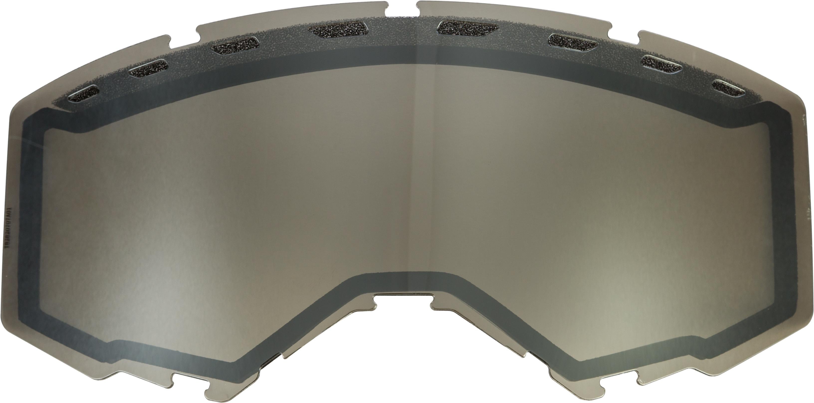 Fly Racing Dual Lens With Vents Adult Silver Mirror/smoke - Apparel Collection