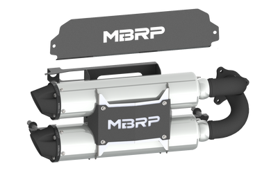 Mbrp Dual Stack S/o Mflr Pol - Atv Performance Products