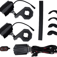 PATHFINDER Dual Switchback Led Lights Black Wireless Remote Pr