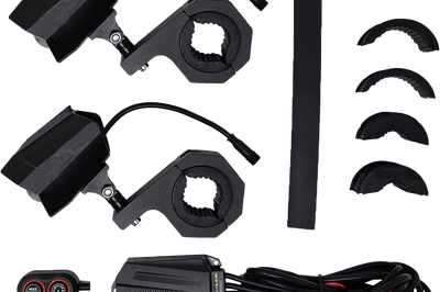 PATHFINDER Dual Switchback Led Lights Black Wireless Remote Pr
