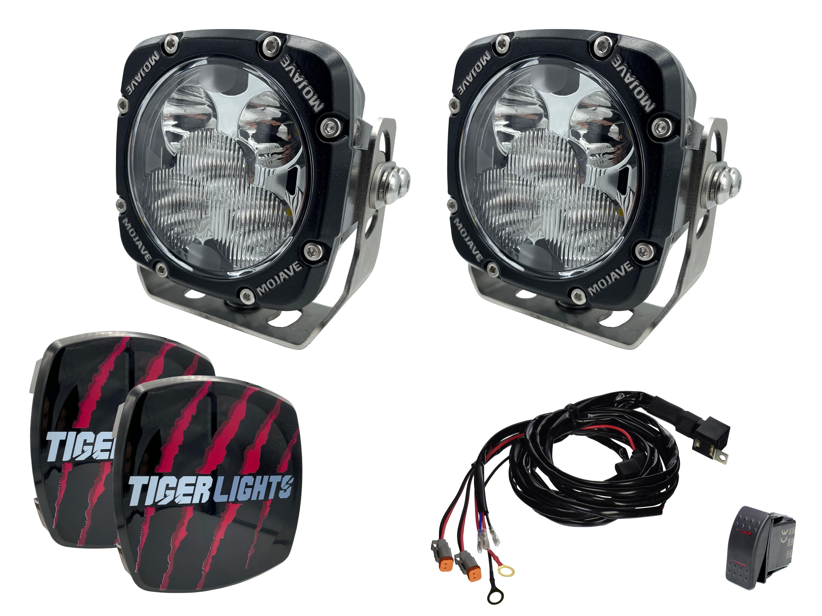 Tiger Lights Dual Tlm4 Kit W/ Harness - Atv Performance Products