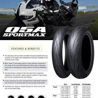 Dunlop Sportmax Q5A Front Tire - 120/60ZR17 M/C (55W) TL - Tires