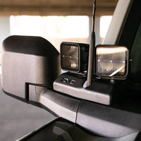 DV8 Offroad 21-22 Ford Bronco A-Pillar Pod Light Mounts - Lights