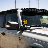 DV8 Offroad 21-22 Ford Bronco A-Pillar Pod Light Mounts - Lights