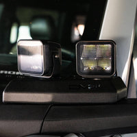 DV8 Offroad 21-22 Ford Bronco A-Pillar Pod Light Mounts - Lights