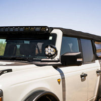DV8 Offroad 21-22 Ford Bronco A-Pillar Pod Light Mounts - Lights