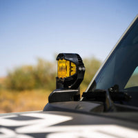 DV8 Offroad 21-22 Ford Bronco A-Pillar Pod Light Mounts - Lights