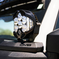 DV8 Offroad 21-22 Ford Bronco A-Pillar Pod Light Mounts - Lights