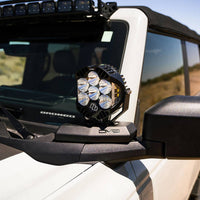 DV8 Offroad 21-22 Ford Bronco A-Pillar Pod Light Mounts - Lights