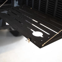 DV8 Offroad Jeep JL Tailgate Mounted Table (Trail Table) - Black - Truck Bed Accessories