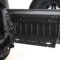 DV8 Offroad Jeep JL Tailgate Mounted Table (Trail Table) - Black - Truck Bed Accessories