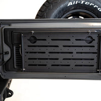 DV8 Offroad Jeep JL Tailgate Mounted Table (Trail Table) - Black - Truck Bed Accessories