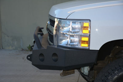 DV8 Offroad 07-13 Chevrolet Silverado 1500 Front Bumper - Black Powdercoat - Bumpers Grilles & Guards