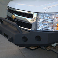 DV8 Offroad 07-13 Chevrolet Silverado 1500 Front Bumper - Black Powdercoat - Bumpers Grilles & Guards