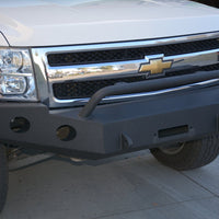 DV8 Offroad 07-13 Chevrolet Silverado 1500 Front Bumper - Black Powdercoat - Bumpers Grilles & Guards