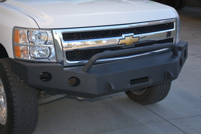 DV8 Offroad 07-13 Chevrolet Silverado 1500 Front Bumper - Black Powdercoat - Bumpers Grilles & Guards