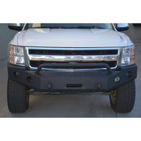 DV8 Offroad 07-13 Chevrolet Silverado 1500 Front Bumper - Black Powdercoat - Bumpers Grilles & Guards