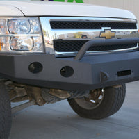 DV8 Offroad 07-13 Chevrolet Silverado 1500 Front Bumper - Black Powdercoat - Bumpers Grilles & Guards