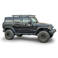 DV8 Offroad 07-18 Jeep Wrangler JK 4 DR / JL 2 & JT / 18+ Gladiator Roof Rack - Roofs Accessories