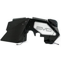 DV8 Offroad 07-18 Jeep Wrangler JK Front Aluminum Inner Fender w/ Rock Lights - Black - Body Armor & Protection